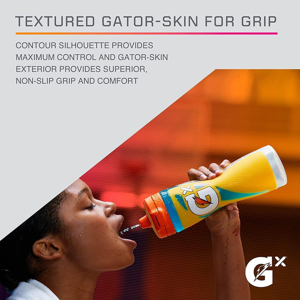 Gatorade GX on a sports field demonstrating quick hydration between drills