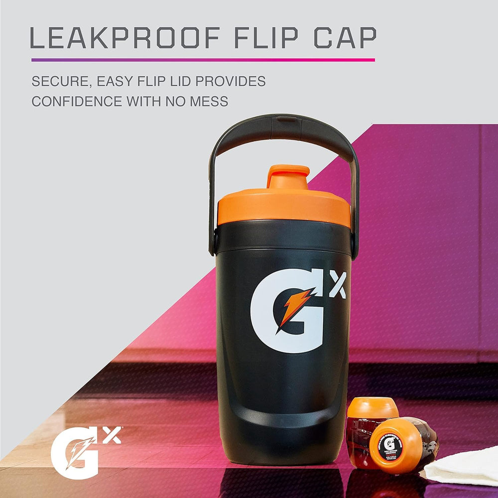 Gatorade jug integrated pod piercer detail enabling fast Gx pod mixing