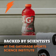 Gatorade bottles on a sports field illustrating on-the-go hydration benefit