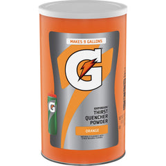 Gatorade tub front view showing label and size for easy identification and storage benefit