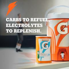 Texture of orange powder from Gatorade highlighting fine mixability for quick dissolving