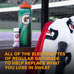 open pack with stacked tablets showing Gatorade convenient portability benefit