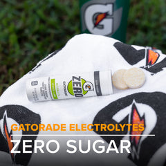 close-up of a Gatorade tablet showing texture and quick dissolve benefit