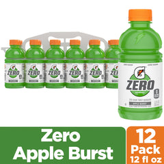 Gatorade Zero single bottle label close-up showing brand and electrolyte information