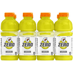 Gatorade Zero Lemon-Lime front packaging showing brand and zero-sugar hydration benefits