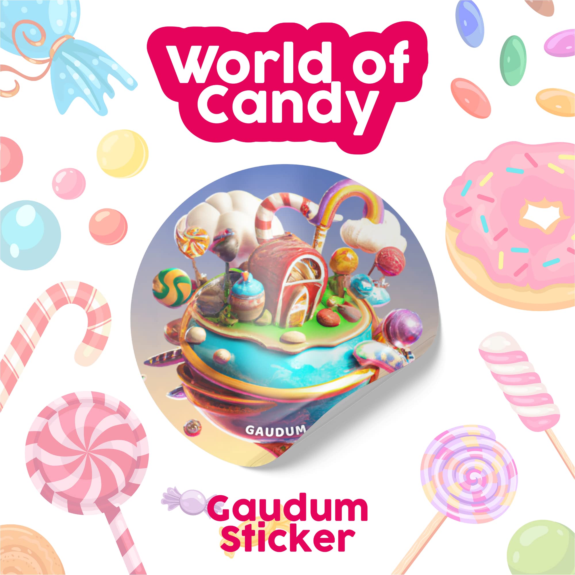 Gaudum party table with Pop Rocks adding novelty and guest enjoyment