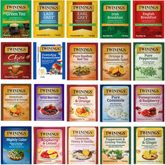 Gaudum Twinings front packaging showing assortment and freshness