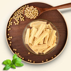 GDFFKS close-up texture of dried bean curd stick highlighting natural soy quality