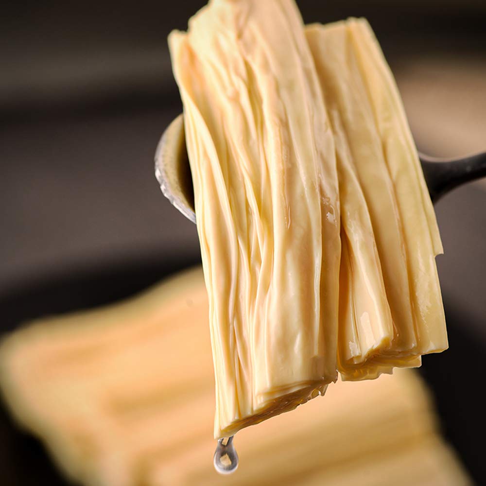 GDFFKS hot pot bowl with bean curd sticks absorbing rich broth for flavor