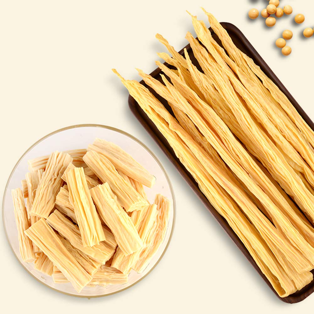 GDFFKS dried bean curd stick next to hand showing size and portion control