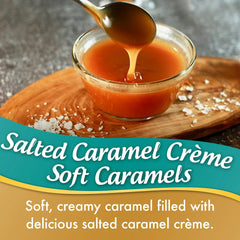 GEEOOLLAH caramels in a candy bowl at reception showing party-ready presentation