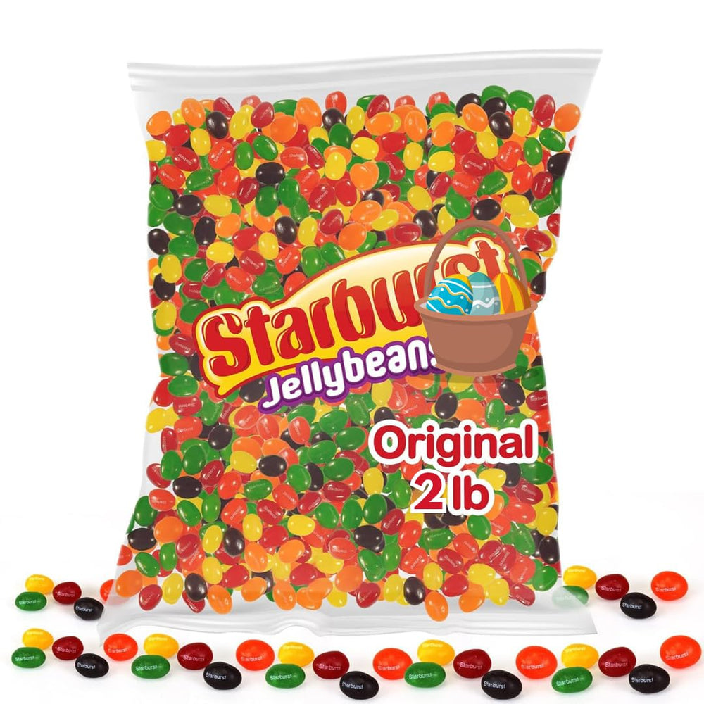 GEEOOLLAH front packaging resealable bag showing colorful jelly beans and convenience