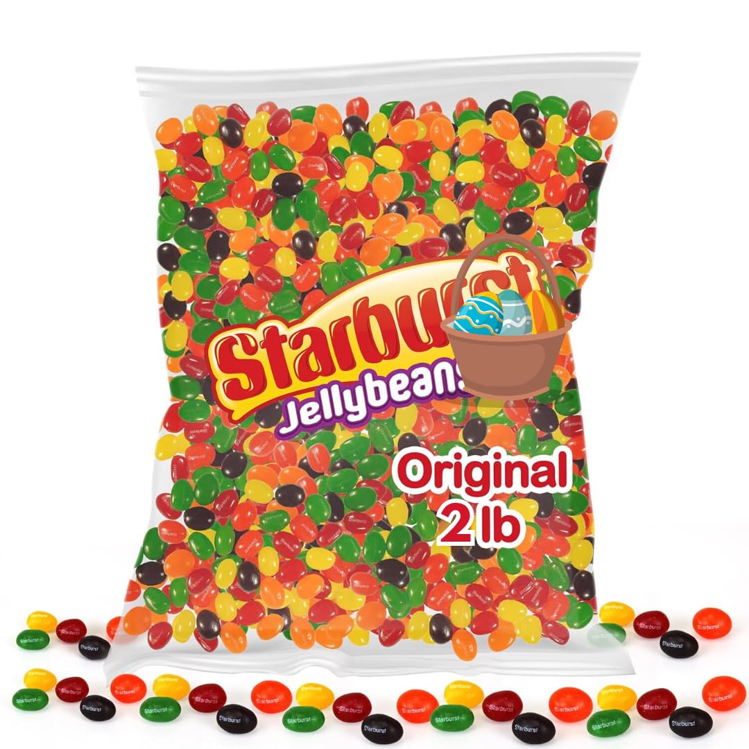 GEEOOLLAH front packaging resealable bag showing colorful jelly beans and convenience