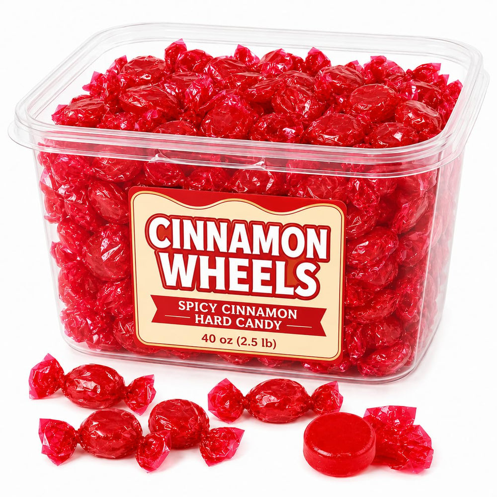GEEOOLLAH front tub showing bright red cinnamon wheels and bulk value