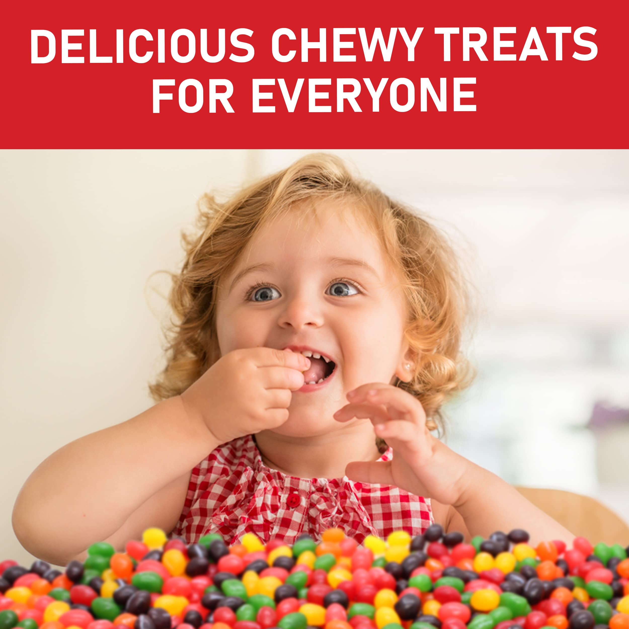 GEEOOLLAH jelly beans filling a holiday stocking for festive gifting ideas