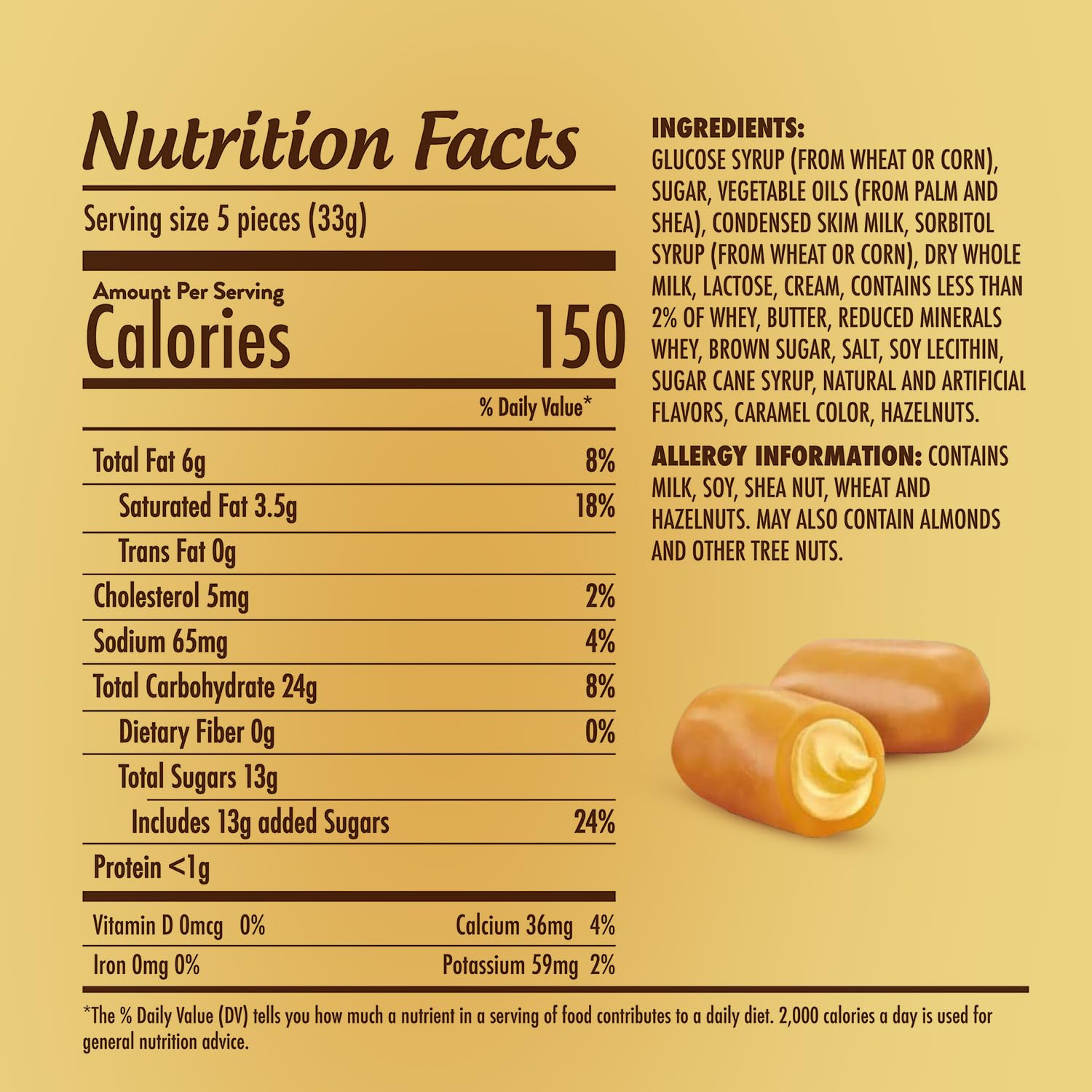 GEEOOLLAH individually wrapped caramel in hand demonstrating portable convenience