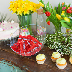 GEEOOLLAH candy bowl display with twists for easy party refills