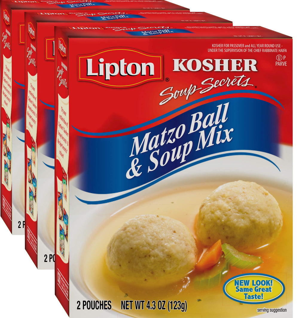 Gefen Lipton front packaging showing box and kosher label for reliable pantry choice