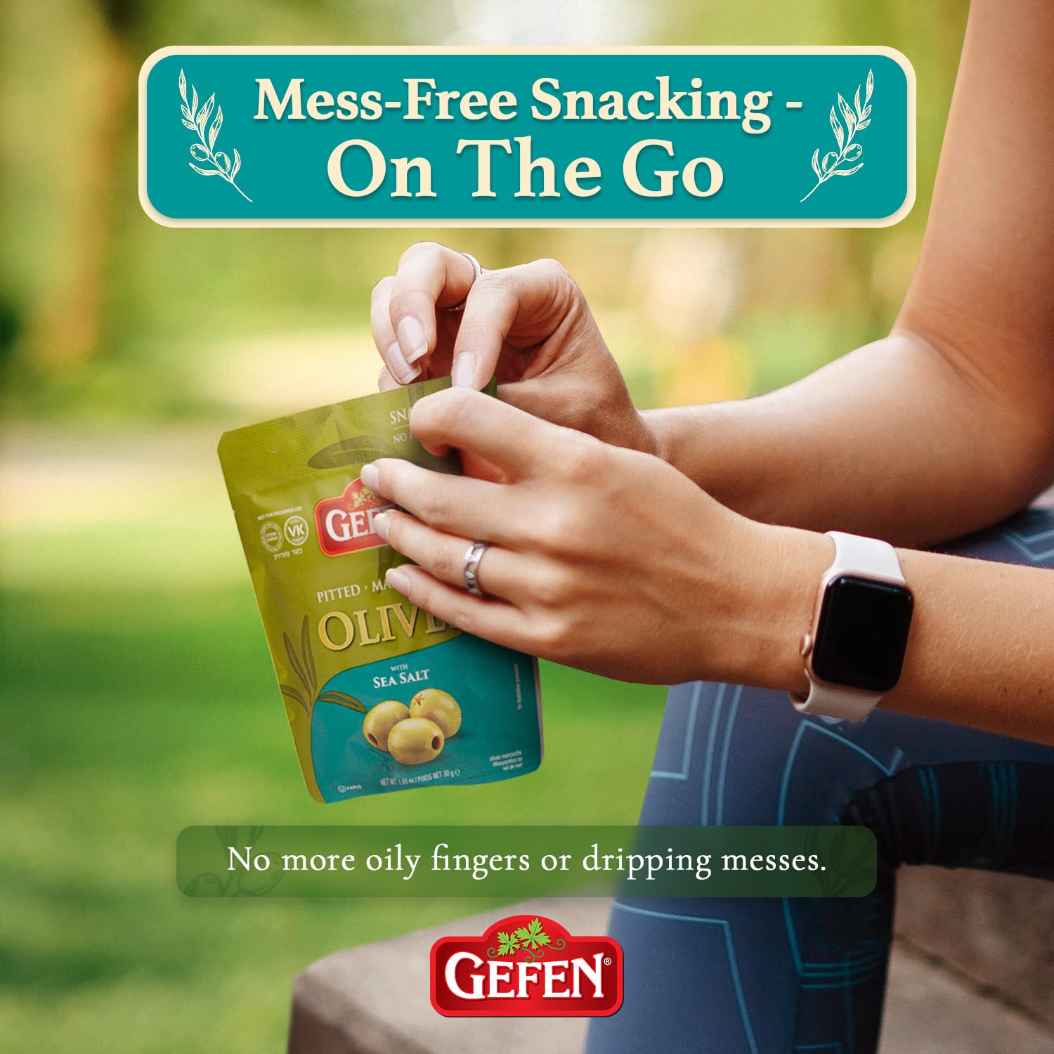 Gefen olives on salad demonstrating quick topping and added flavor benefit