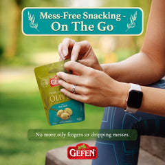 Gefen olives on salad demonstrating quick topping and added flavor benefit