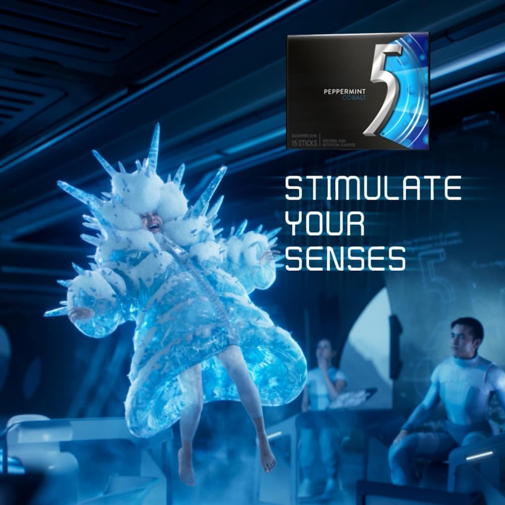 Generic 5 Gum pack in pocket lifestyle shot showing easy carry for commuters