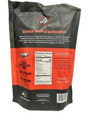 Generic brand beef stick in hand illustrating 1oz portability and convenient protein benefit