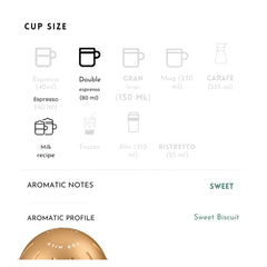 Generic Bianco Doppio close-up of espresso crema highlighting rich flavor and aroma