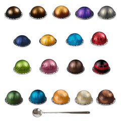 Generic brand capsule close-up revealing texture and foil seal for aroma preservation