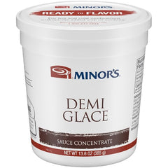 Generic demi glace front jar showing label and 13.6 ounce size for reliable flavor