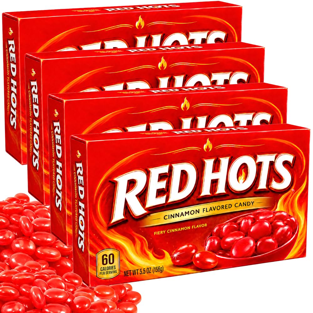 Generic front packaging showing bold red boxes and inviting presentation benefit sharing