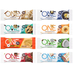 Generic brand front packaging showing 8-bar sampler and clear variety benefit