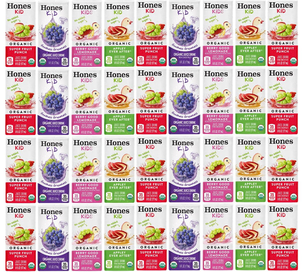 Generic Honest Kid front packaging showing 38-count case and storage convenience