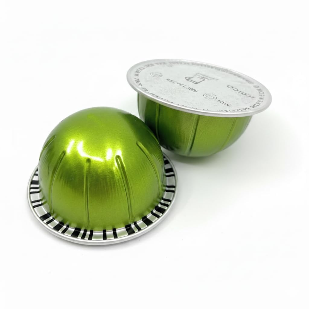 Generic brand Mexico coffee pod close-up showing capsule texture and freshness