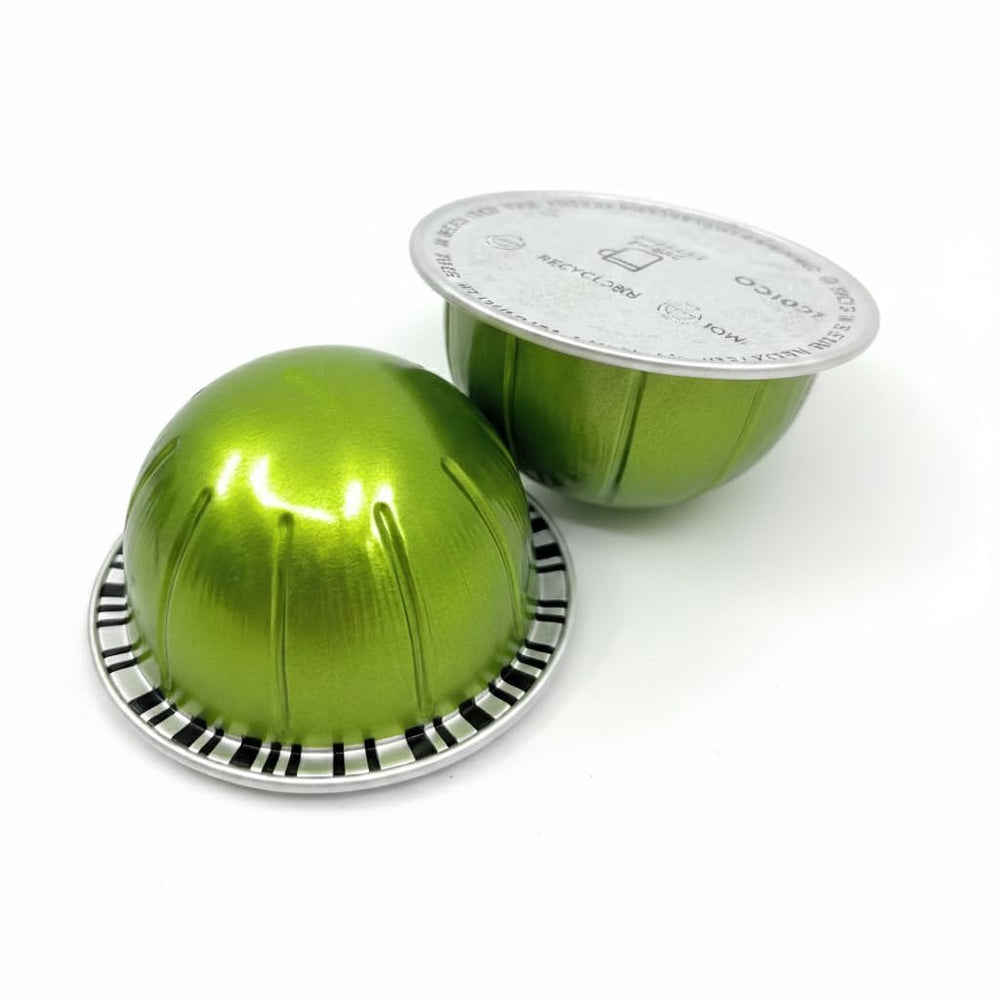 Generic brand Mexico coffee pod close-up showing capsule texture and freshness