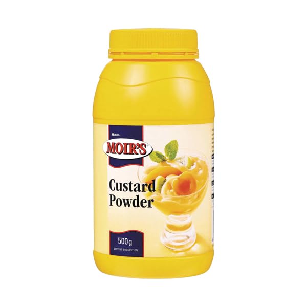Generic Moirs custard tub front view showing packaging and convenience