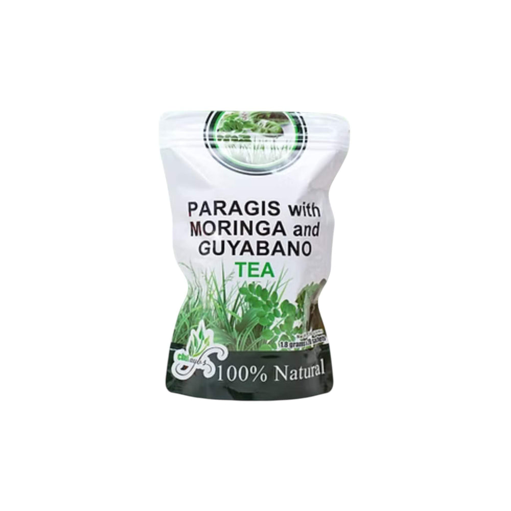 Generic Paragis box front view showing sachets and natural herbal blend benefit
