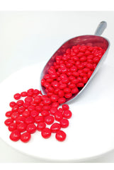 Generic Red Hot candy close-up revealing texture and bold cinnamon flavor