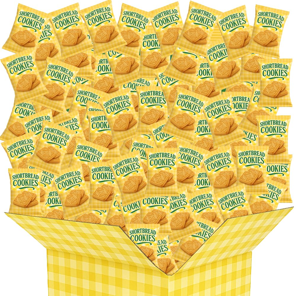 Generic shortbread front packaging showing bulk box and branding for easy selection