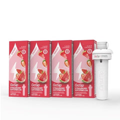 Generic brand cartridge pack front packaging showing strawberry watermelon flavor and eco benefit