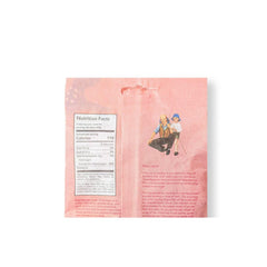 Generic wild strawberry close-up texture of fish-shaped gummy and sour sugar highlighting natural berry flavor