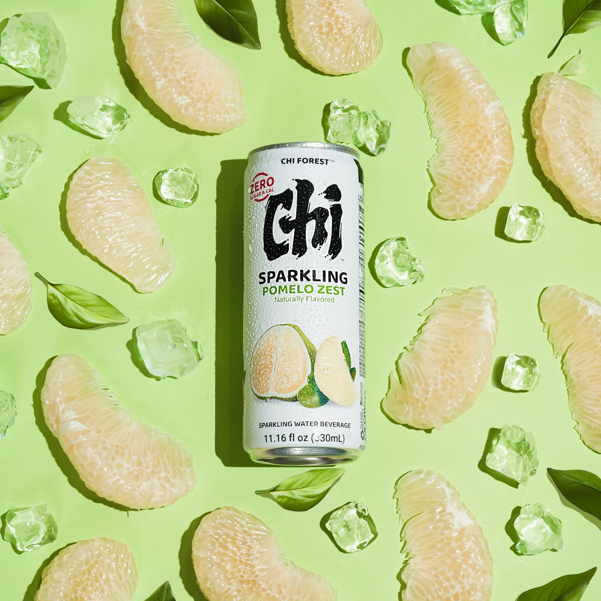 GENKI FOREST front packaging showing 24 cans, highlights convenience