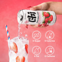 GENKI FOREST top of can opened showing carbonation for immediate grab-and-drink refreshment