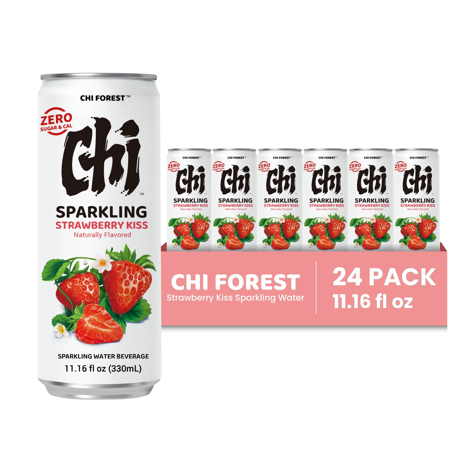 GENKI FOREST close-up of bubbles on can surface illustrating extra fizz and crisp mouthfeel