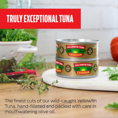 Genova tuna tossed in salad demonstrating quick protein and fresh meal benefits