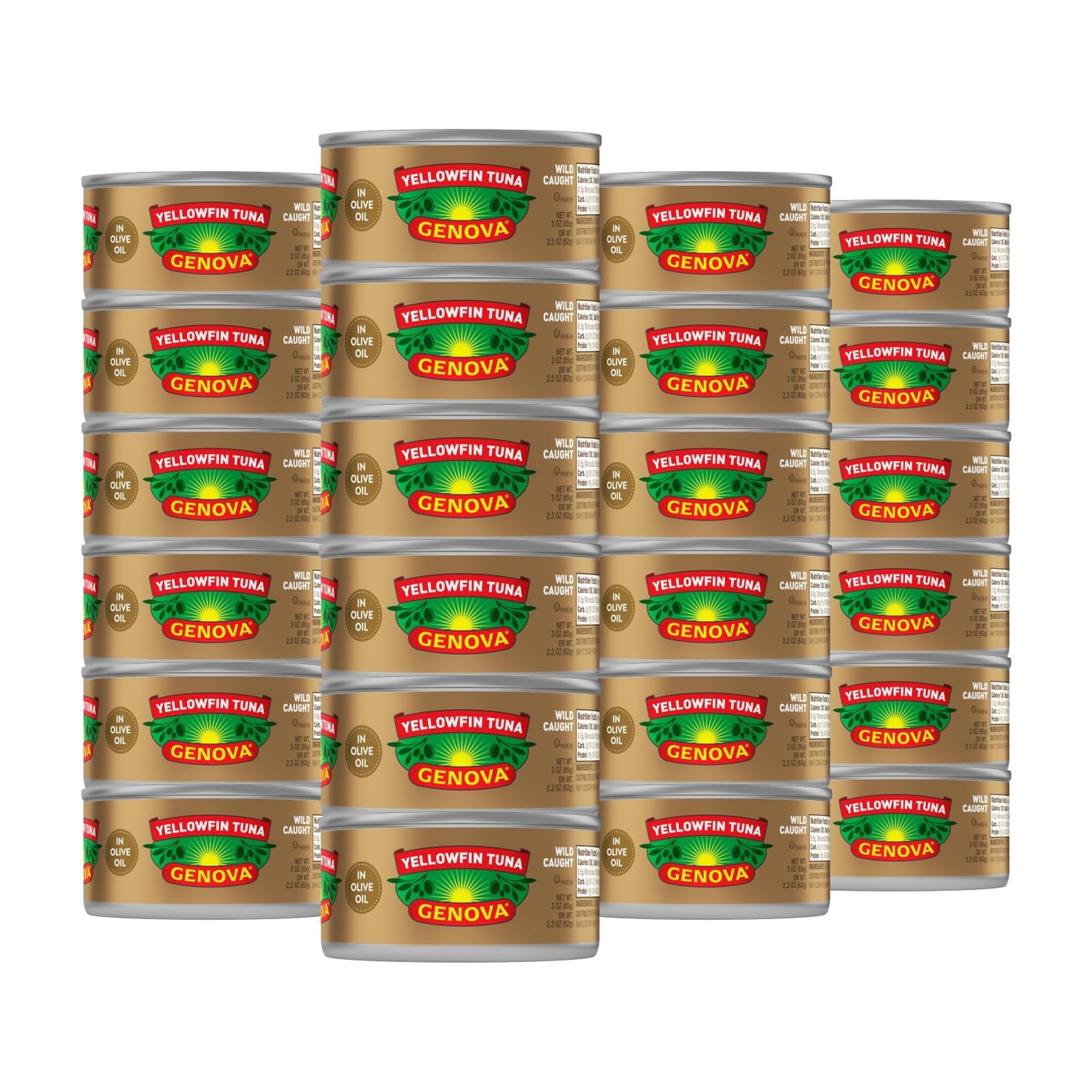 Genova front packaging showing 3 oz can and brand clarity for pantry efficiency
