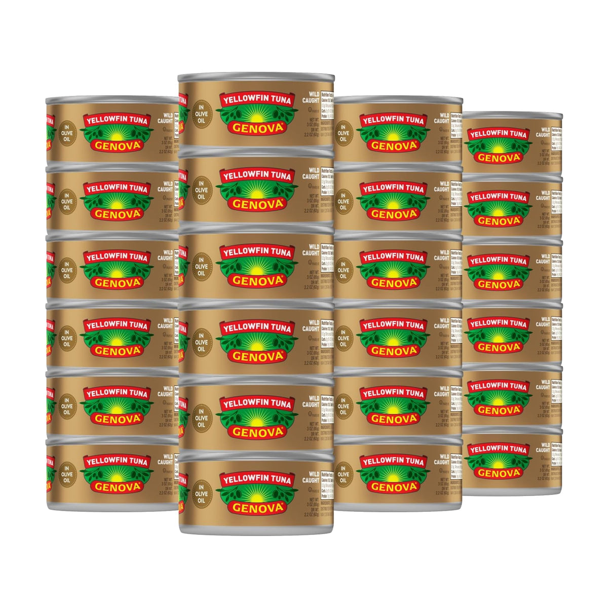 Genova front packaging showing 3 oz can and brand clarity for pantry efficiency