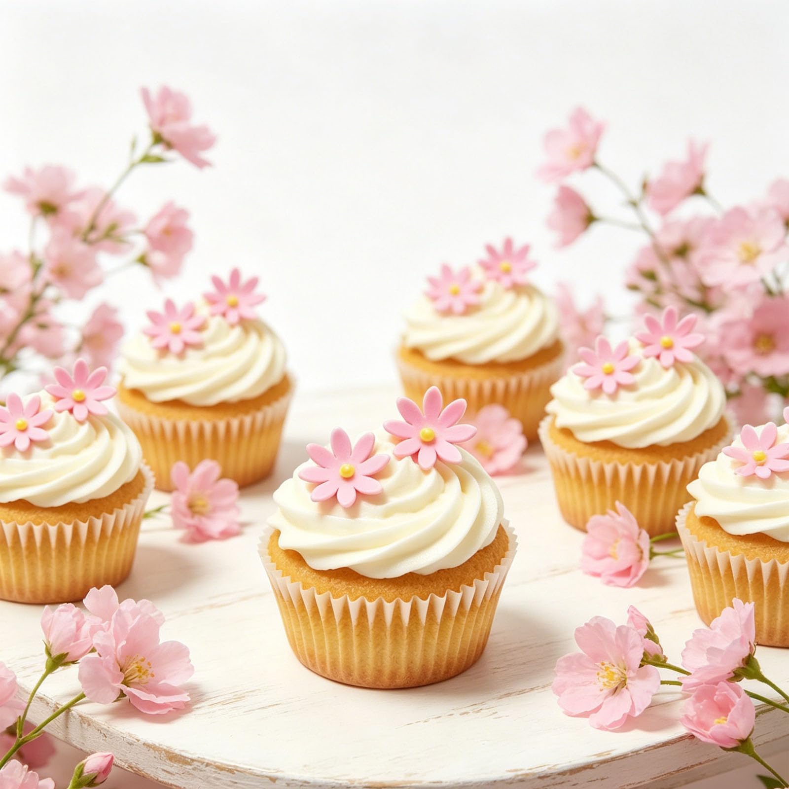 GEORLD close-up of a single sugar flower petals and texture with lifelike detail