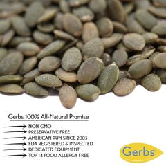 GERBS open resealable bag with hand showing easy reseal for freshness