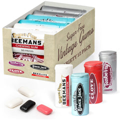 Gerrit's front packaging showing all 12 tubes and retro branding for easy selection