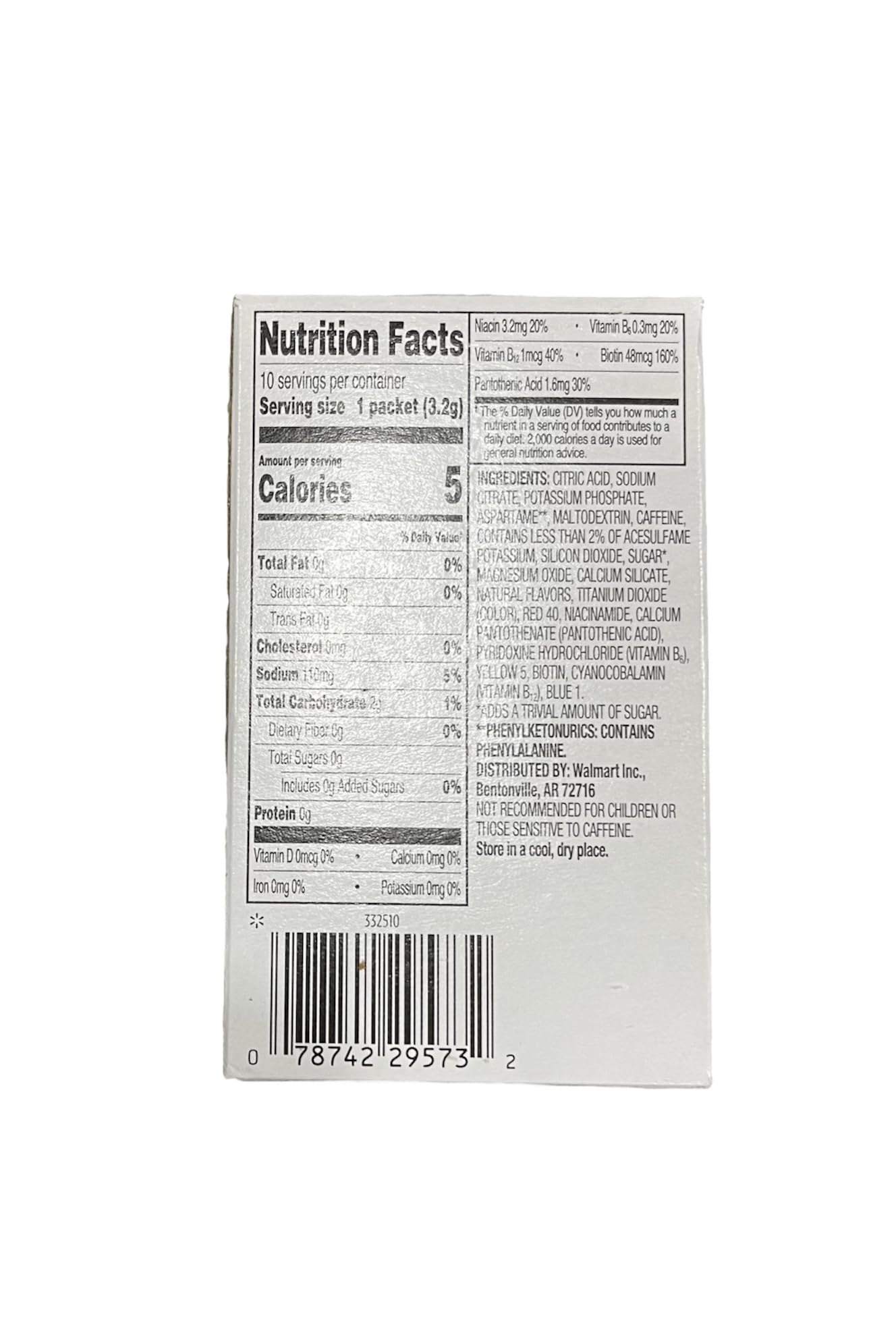 Getgal single stick packet close-up highlighting tear-and-pour convenience